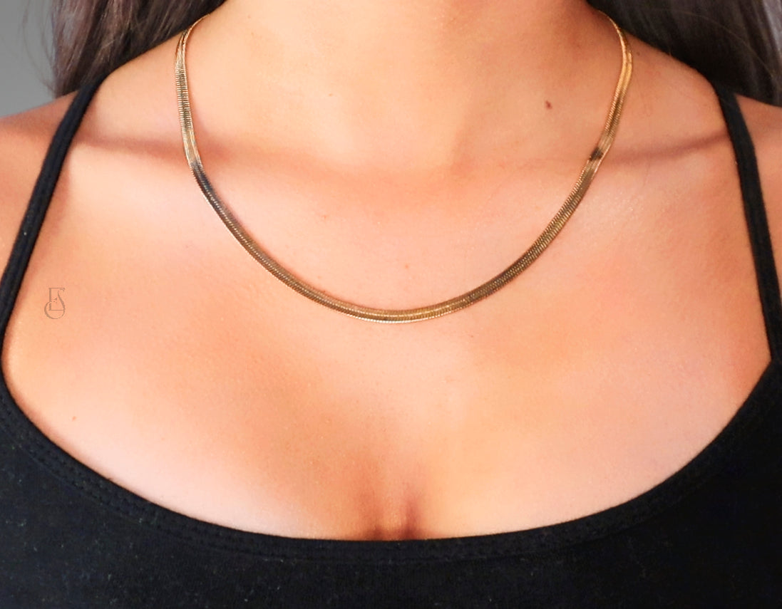 Geometric Stainless Steel PVD 18c gold Coating Necklaces